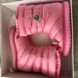 Moncler Bubblegum Pink Puffer Boots